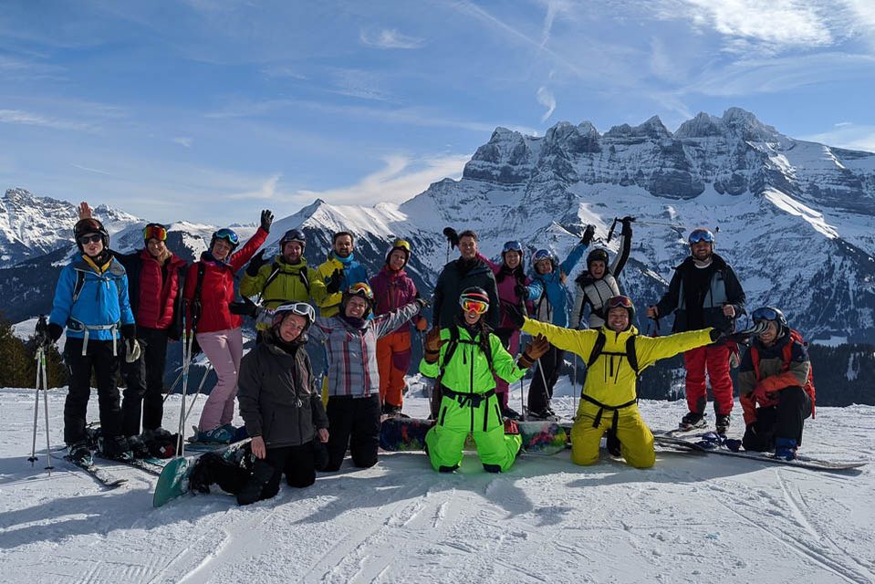 Group ski holiday in Morzine