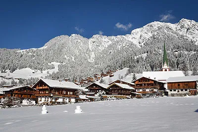 Alpbach village by train