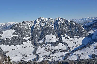 Alpbach scenery by train