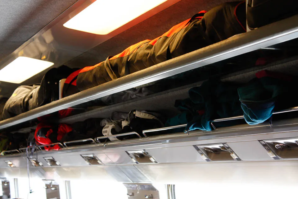 Snowboards on Eurostar