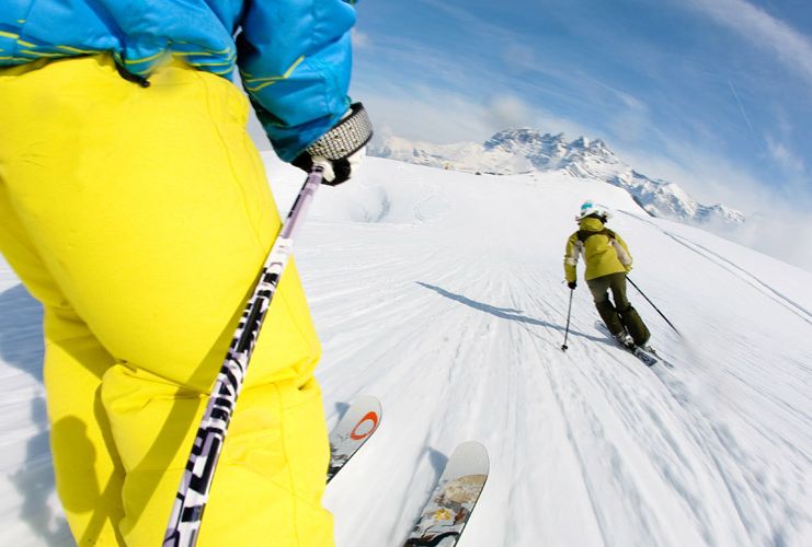 Skiing in Avoriaz